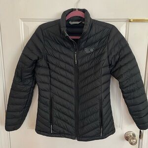 Women’s black Mountain Hardwear winter jacket